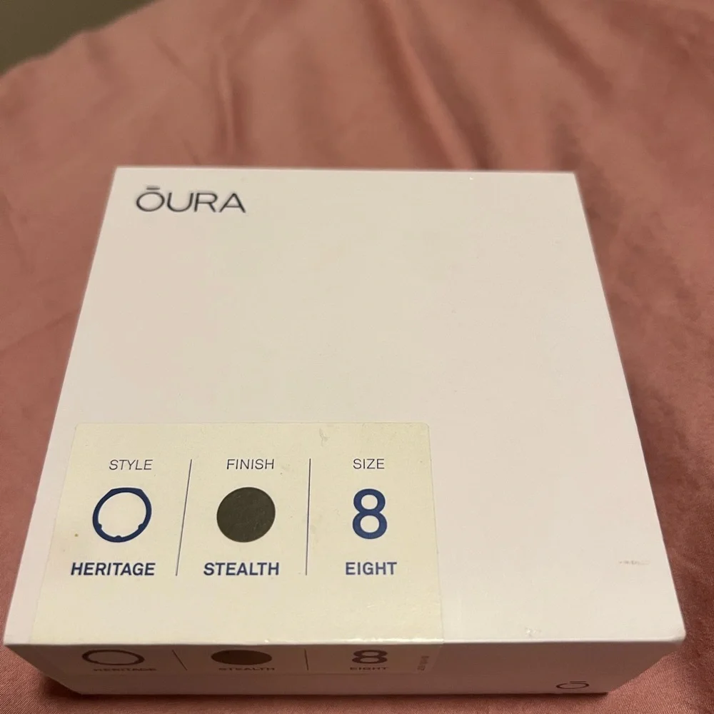 Oura Ring Heritage Gen 3 (Stealth) - Size 8